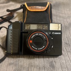 Vintage Canon Sure Shot 35mm Film Camera