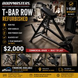 Bodymasters T-Bar Row - Refurbished Commercial Plate Loaded Row