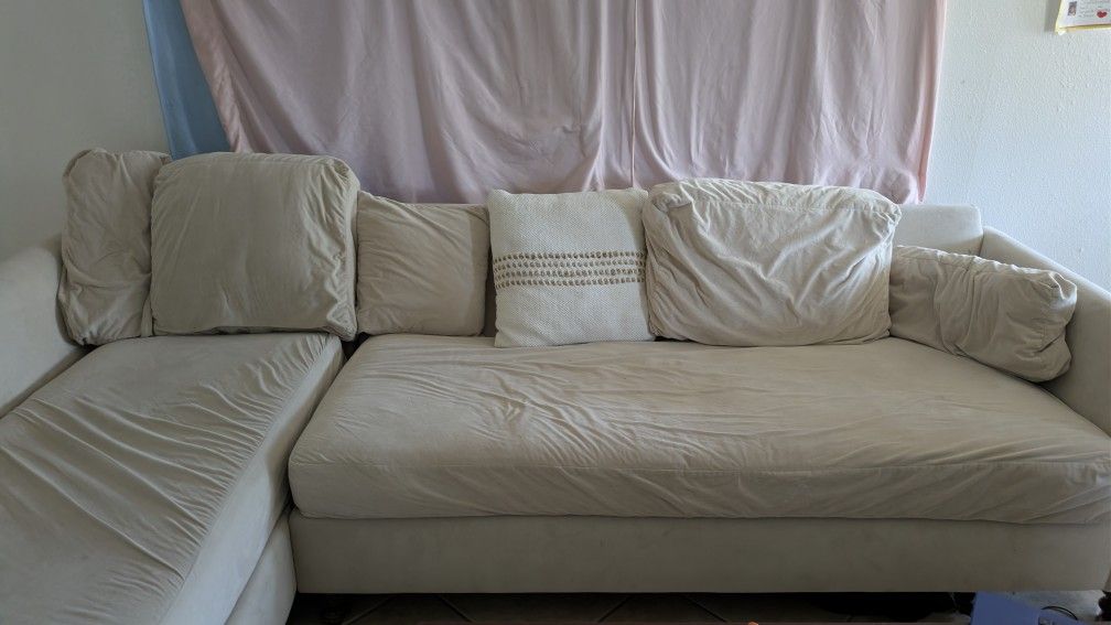Sectional Beige Couch