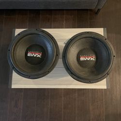 Two 15” Euphoria Subwoofers