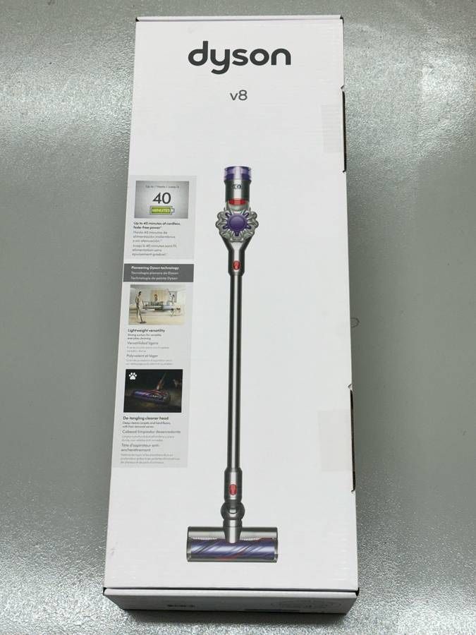 NEW! Dyson V8 Stick Vacuum Cleaner Silver/Purple - SEALED