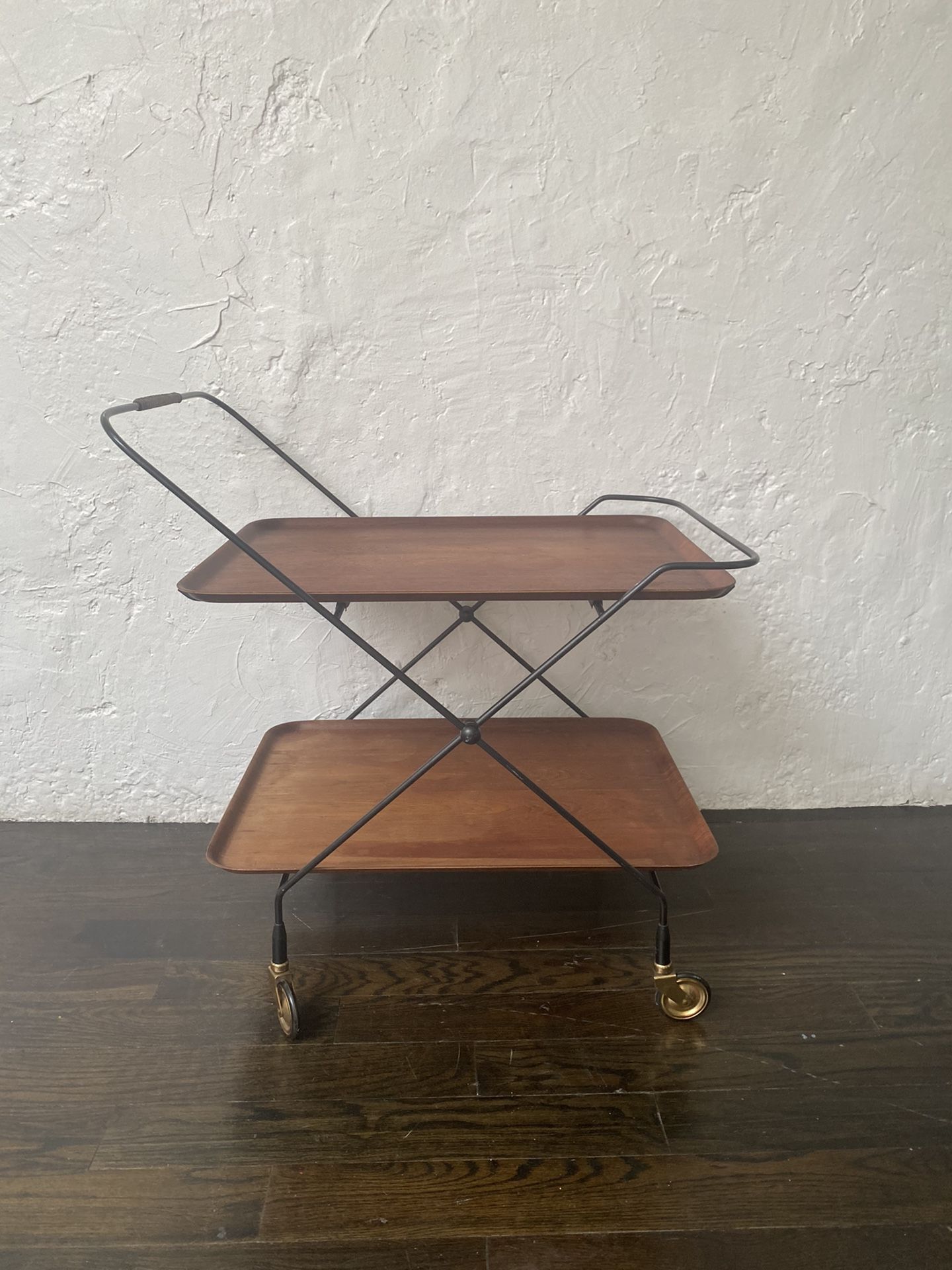 Bar cart - mid century - side table - Swedish