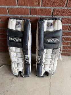 Hockey Goalie pads  Brown 