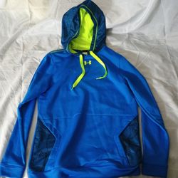 Under Armour Men's Blue Hooded Sweatshirt