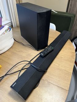 S0NY SA-CT370 SA-WCT370 Sound Bar With Bluetooth Wireless Sub