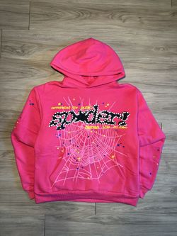 Sp5der Hoodie Pink