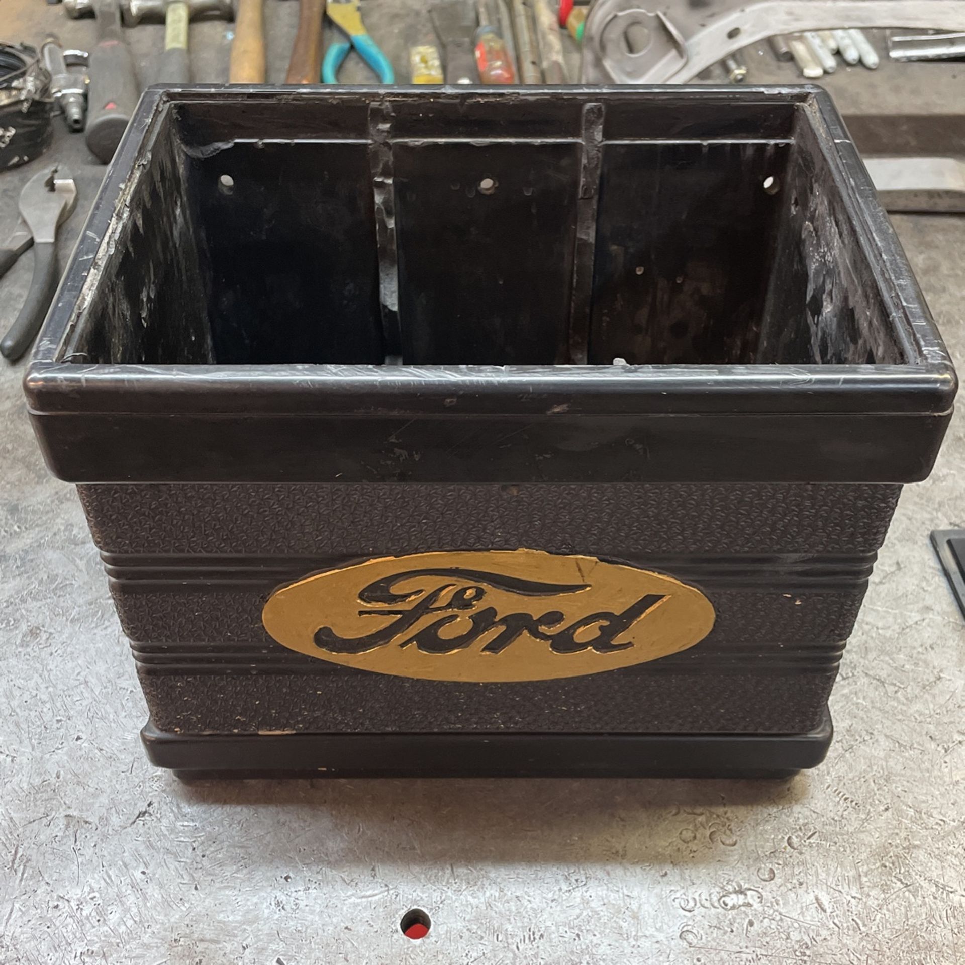 Early Ford Script Hollow Battery Box