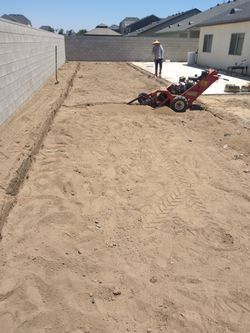 Concrete curbing sprinklers and sod