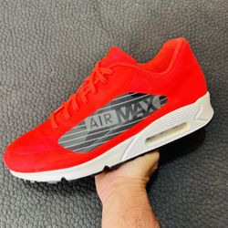 Nike Air Max 90 'Big Logo Bright Crimson' 2017 (Sz 12M)