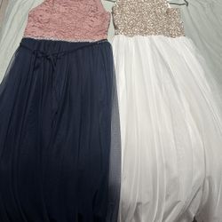 Vestidos De Nina Size 8y 10 