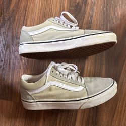 Vans Green and White