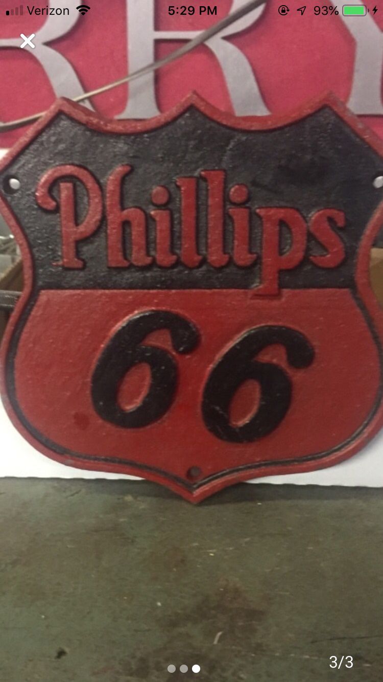 Phillips 66 plaque