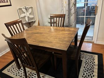 Large Traditional Wood Dining Table