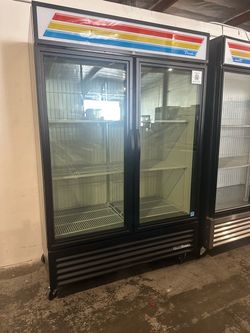 True Two-Door Glass Reach-In Refrigerator