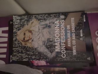Madonna prerelease party poster