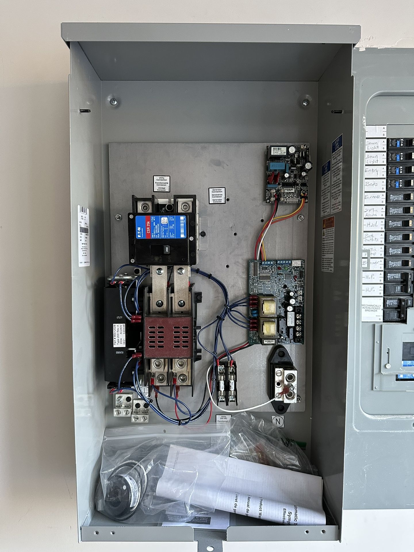 Briggs & Straton Symphony II 200A Automatic Transfer Switch for Sale in