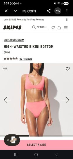Skimms 2 piece coral swimsuit size large