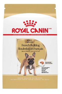 Royal canin French bulldog formula BYO container.