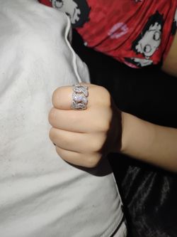 925 S , moissanite ring
