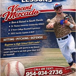 Baseball lessons for youth to high school