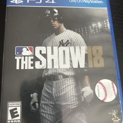PS4 MLB THE SHOW 18 GAME 