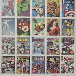 Disney Marvel Comics Super Heroes ( Postage Stamps)