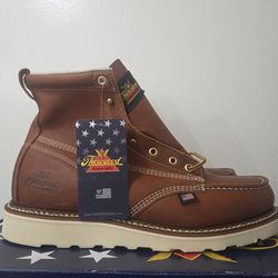 Thorogood 6 Inch USA Made Brown Soft Toe Work Wedge 7.5EE