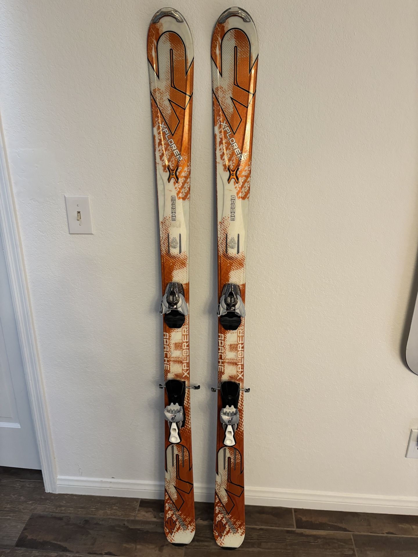 K2 Xplorer Apache 170Cm Skis Woth Salomon Z12ti Bindings