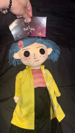 Coraline Plush Doll Crossbody with Tags