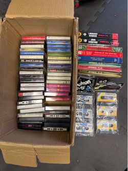Miscellaneous cassette tape LOT-as per photos