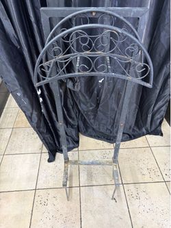 Wrought Iron Garden Hose Holder Stake
