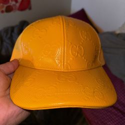 Yellow Gucci Hat 