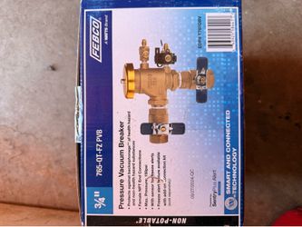 Febco backflow preventer  PVB