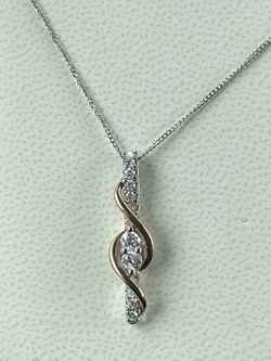 Necklace - Gold - Diamonds- Ever Us