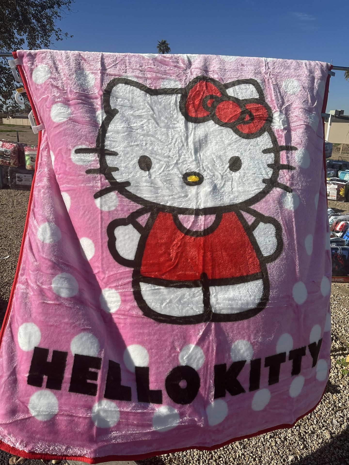 Hello Kitty Blankets. $35.  Full Size.  