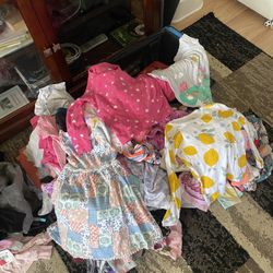 Pile of Girls 4T Clothes 