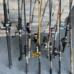 Fishing Rods/reels.  $20-30 Each 