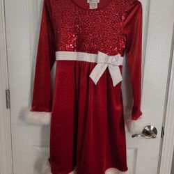 Girls Christmas Dress Size 16 1/2