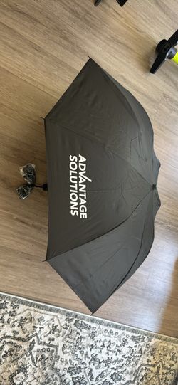 Advantage Solutions Black Umbrella