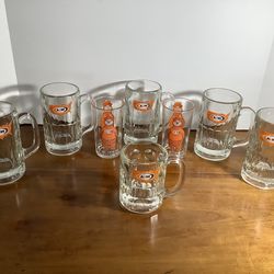 COLLECTIBLE A & W ROOT BEER MUGS AND GLASSES 1970’s