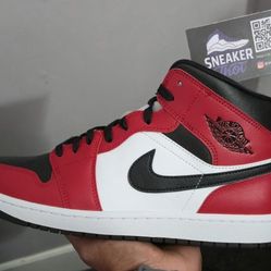 Jordan 1 Mid Chicago Toe Men's - 554724-069