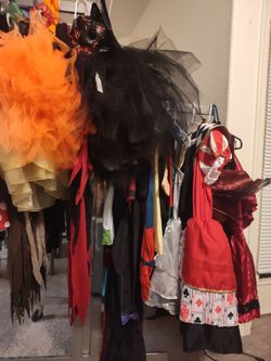 women's and kids Halloween costumes $10 and under everything must Go