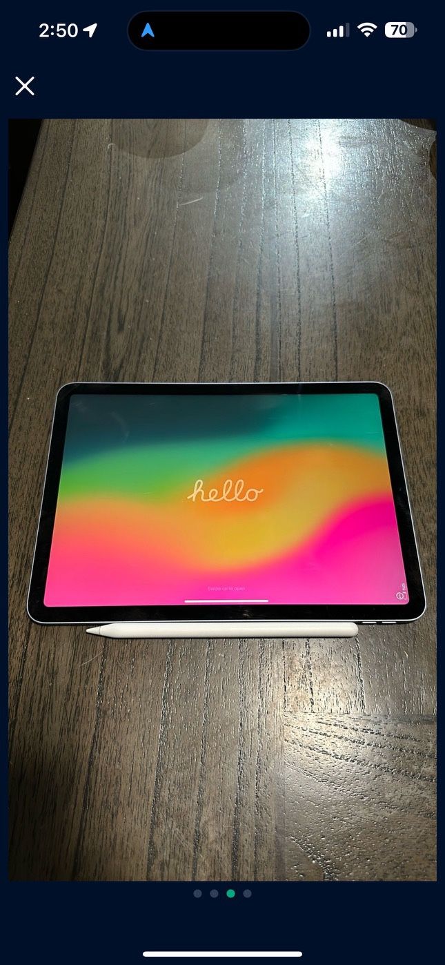 iPad Air (256GB, Wi Fi, Sky Blue) Apple Pencil – Great Condition