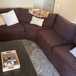 Brown Sectional 