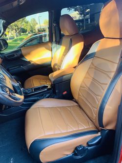 custom seats’ upholstery