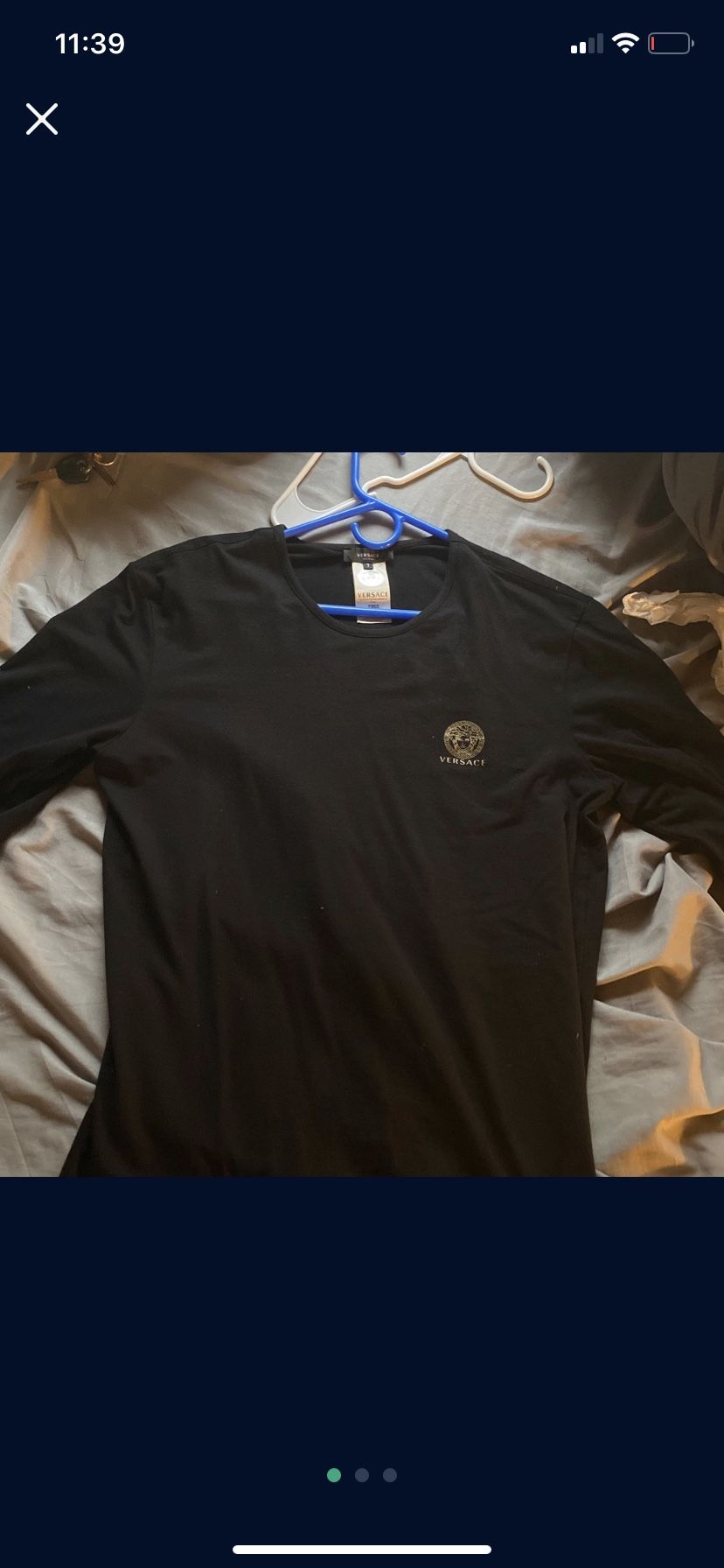 MEN VERSACE LONG SLEEVE XL