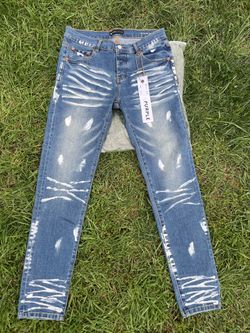 Purple jeans