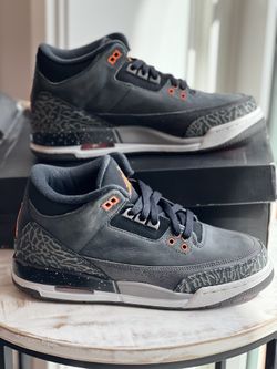 Nike Air Jordan 3 Retro Fear 2013 Size 6.5y