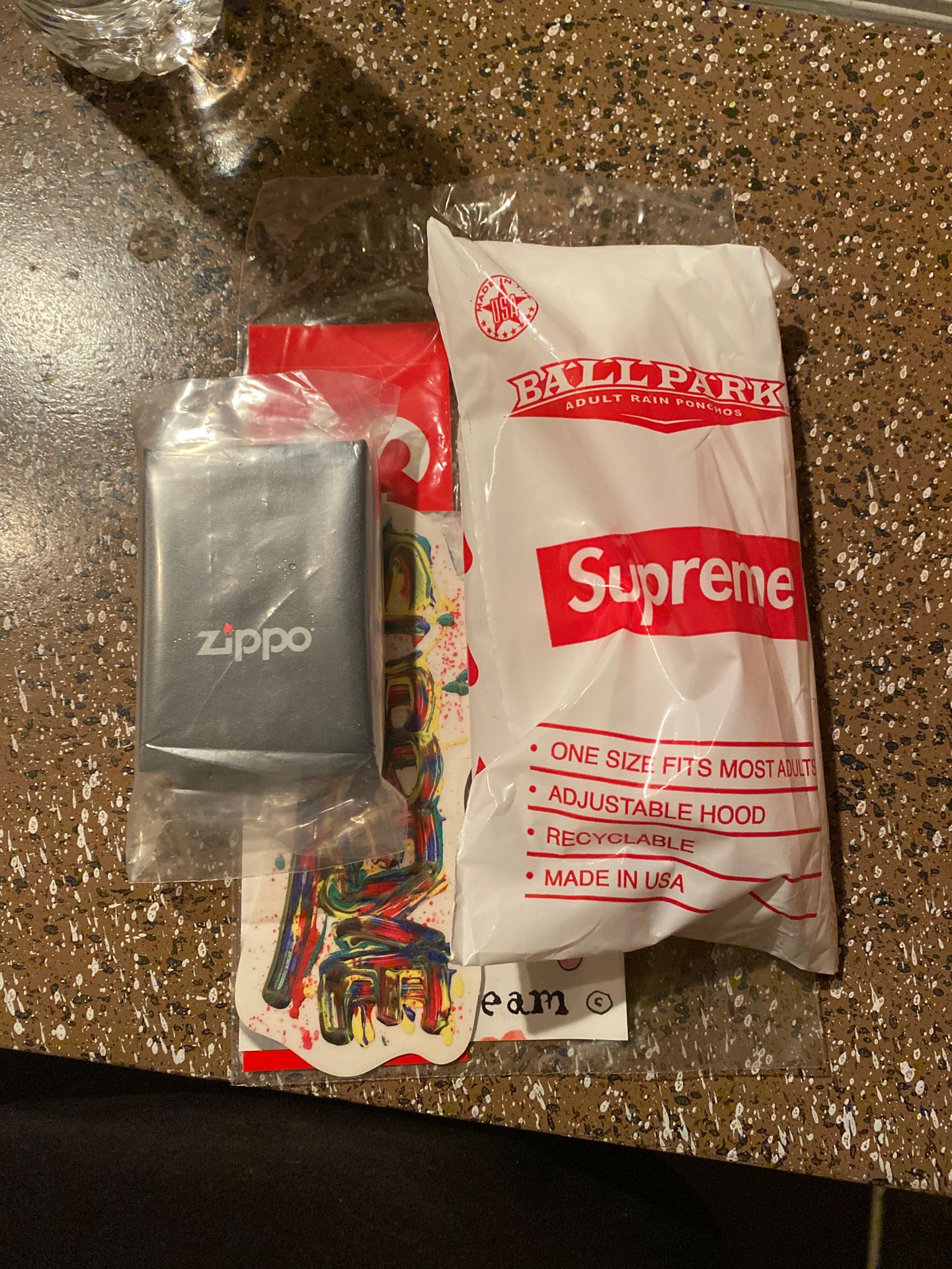 Supreme Glow In the Dark Zippo