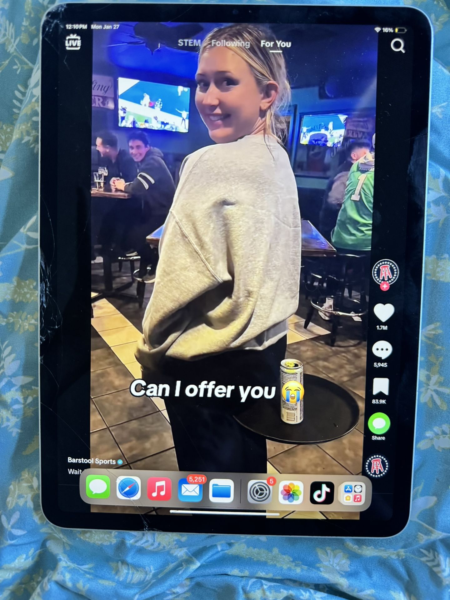 TikTok Installed On iPad Pro